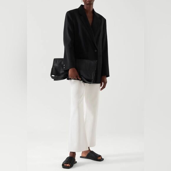 COS Leather Square Toe Sandals NWT - Picture 5 of 11